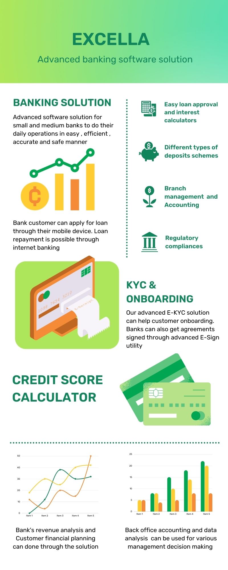 Banking infographics